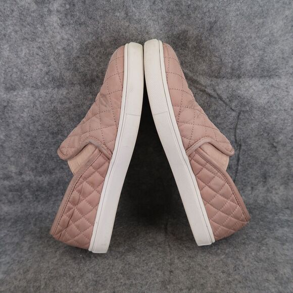 Steve Madden Shoes Women 9 Sneaker Slip On Fashion Casual Quilted Pink Lifestyle - Picture 8 of 12